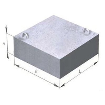 Плита фундамента Ф1 2175РЧ Вып. 1-1