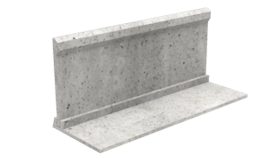 Плита фундамента подпорных стен ПФ1-2