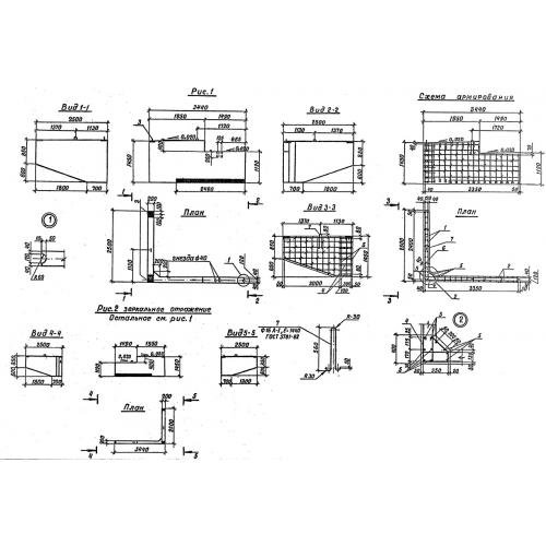 Блок шкафной стенки БШ34-3-3 Серия 3.503.1-79 выпуск 2