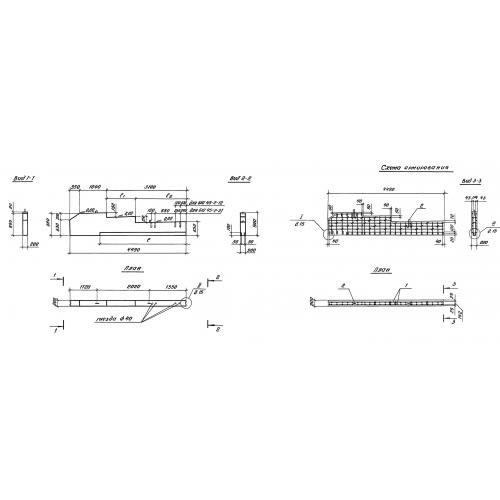 Блок шкафной стенки БШ 45-2-12 Серия 3.503.1-104 выпуск 2