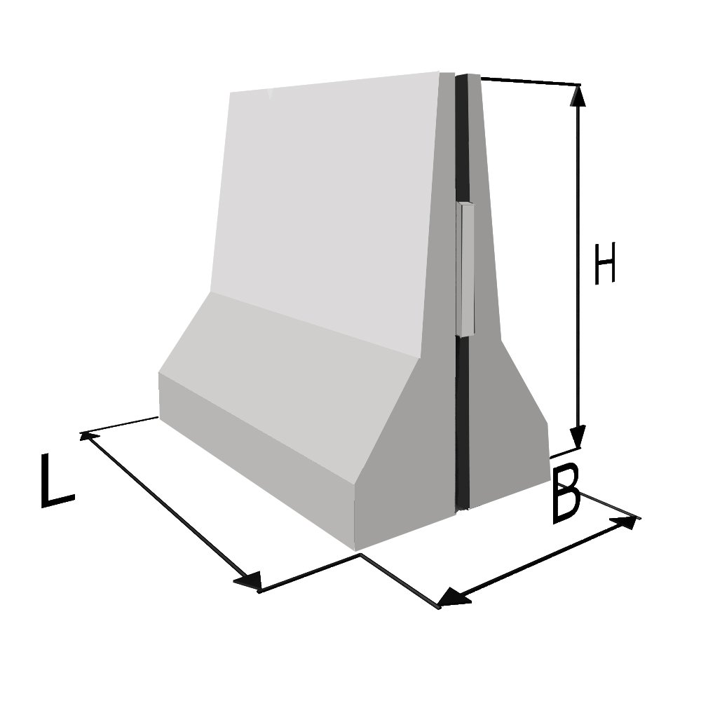 Блок барьерного ограждения БР 1 Серия 3.503-27