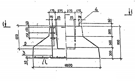 Фундамент Ф18.9-3 Серия 1.020.1-2с/89