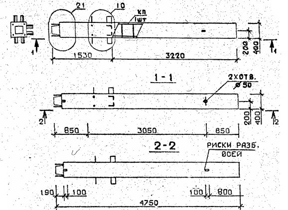 Колонна 3КН 36.48-1-с Серия 1.020.1-2с/89