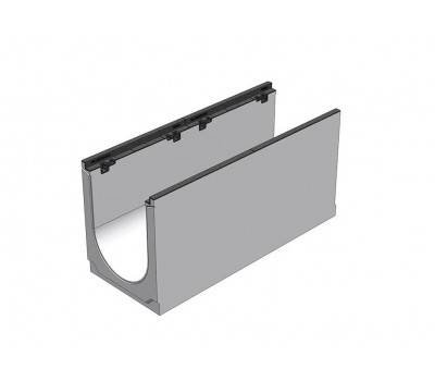 Лоток водоотводный бетонный Optima без уклона 300№10/0, тип 1