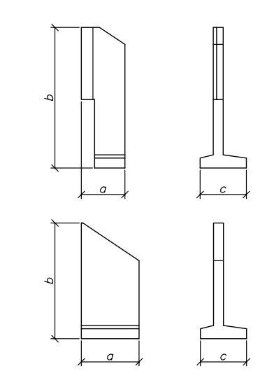 Откосная стенка СТ3п(л).350-М Шифр 2119РЧ Выпуск 1-2
