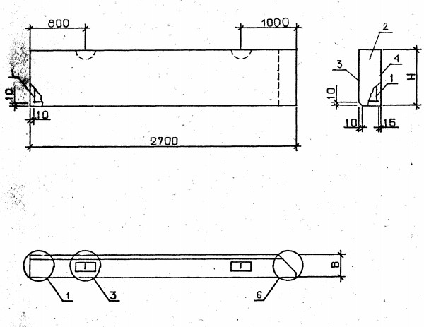 Панель 1ПС 27-9-3,5-6-Л-2 Серия 1.030.1-1