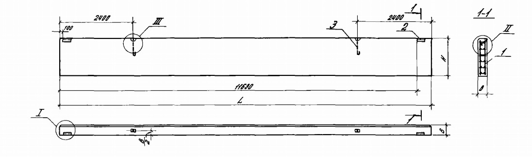Панель ПС 120.12.25-2П-1 Серия 1.432.1-18