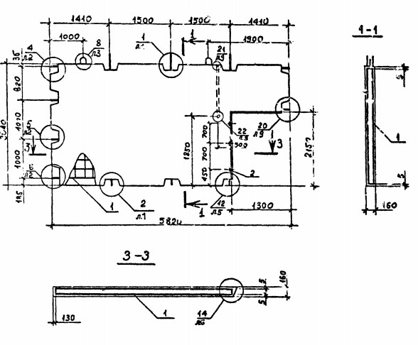 Панель ПВГ 58.30.13-1Т-С Серия 1.090.1-2с