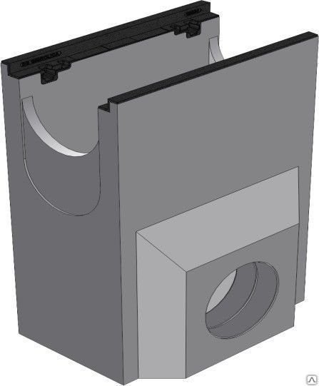 Пескоуловитель BGZ, DN400, 550/565/990, из двух частей, с чугунной насадкой