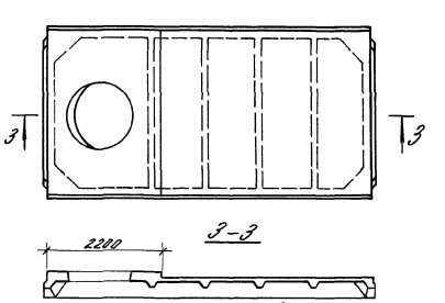 Плита ребристая 3ПВ 6-8 АтVI-14 Серия 1.465.1-17